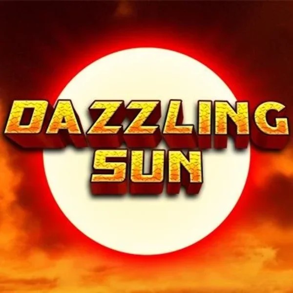 Dazzling Sun slot logo by Win Studios at Gigaspinz Casino