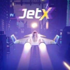 jetX online game logo by SmartSoft on gigaspinz-casino.net