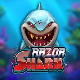 Razor Shark online game logo by Push Gaming on gigaspinz-casino.net